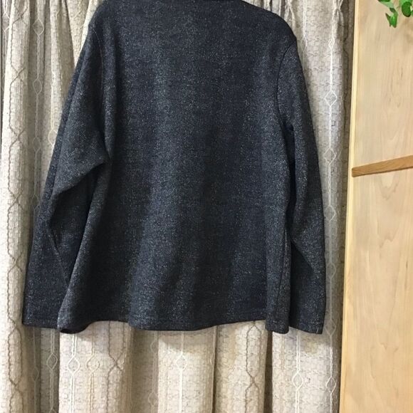 NorthCrest Ladies 3X black/white zipper jacket - Picture 2 of 2